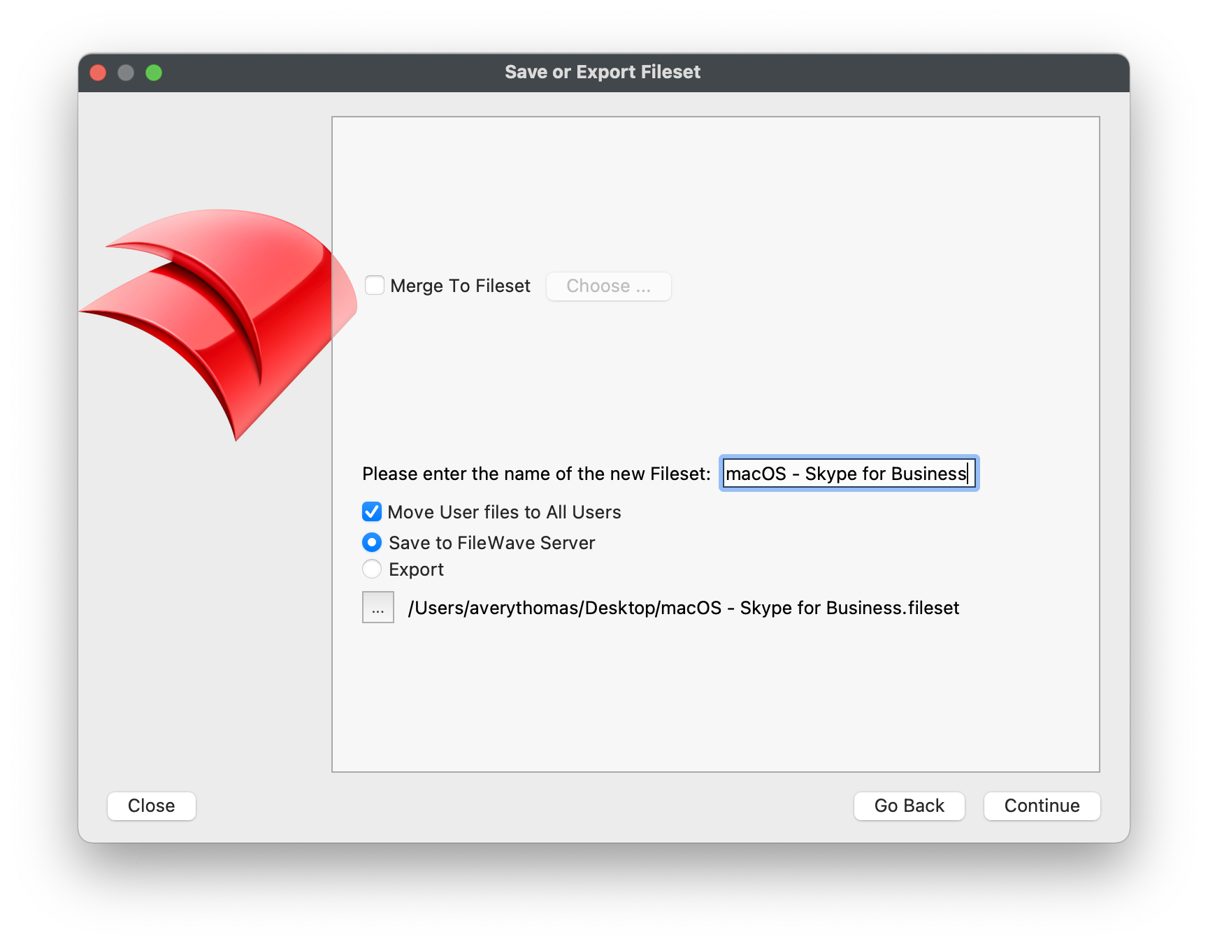 macOS Fileset Magic Save or Export Fileset.png