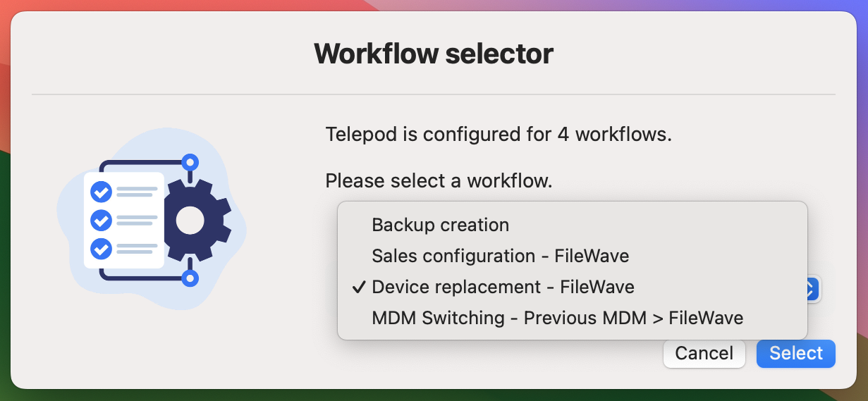 telepod_2_replacement_filewave_002_Workflow selection.png