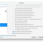FileWave 16.3.0 Profile Editor showing Background Security Improvement installation and removal options